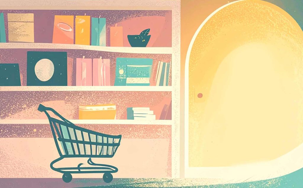 The home store shopping financial  literacy game for kids at home